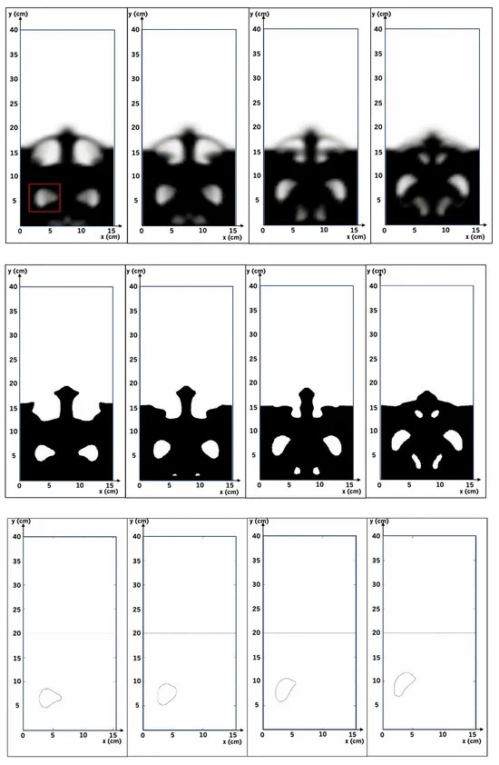 Bubble tracking method steps